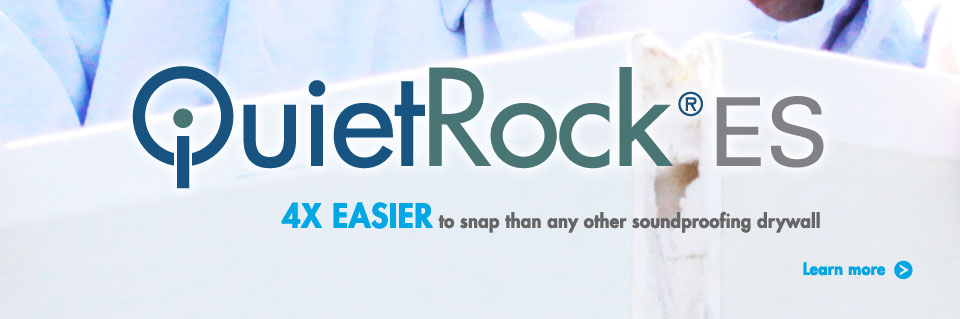 QuietRock Sustainable Soundproof Drywall